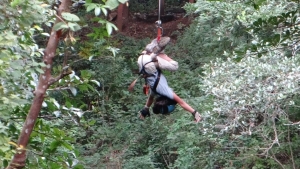 The only way to Zipline - upside down