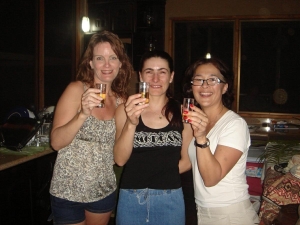 Toasting in the jungle!