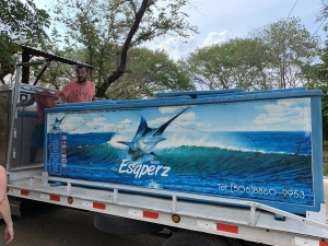 Fishmonger visits every week